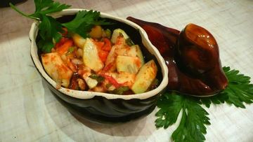 Рецепт Соуса с кабачками и картошкой