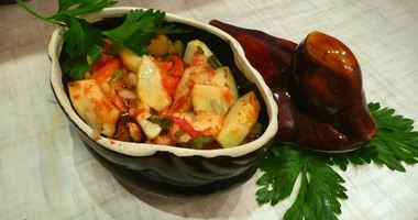 Рецепт Соуса с кабачками и картошкой