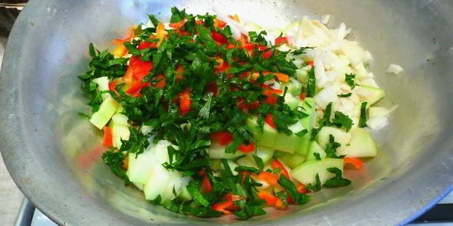 Рецепт соуса с кабачками и картошкой