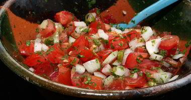 Рецепт Мексиканской сальсы Пико-де-гайо