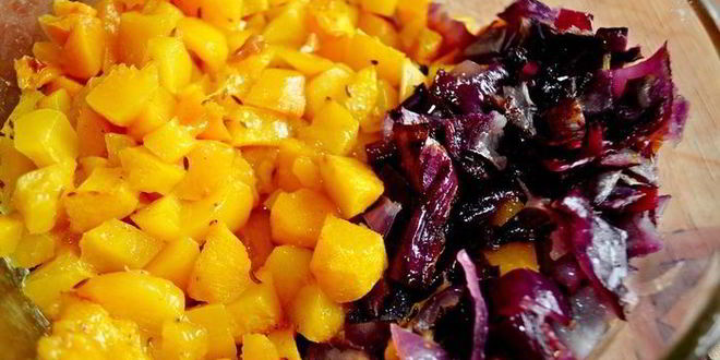 Рецепт персиковой сальсы