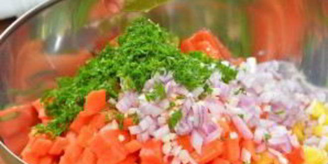 Рецепт сальсы из ананаса и папайи