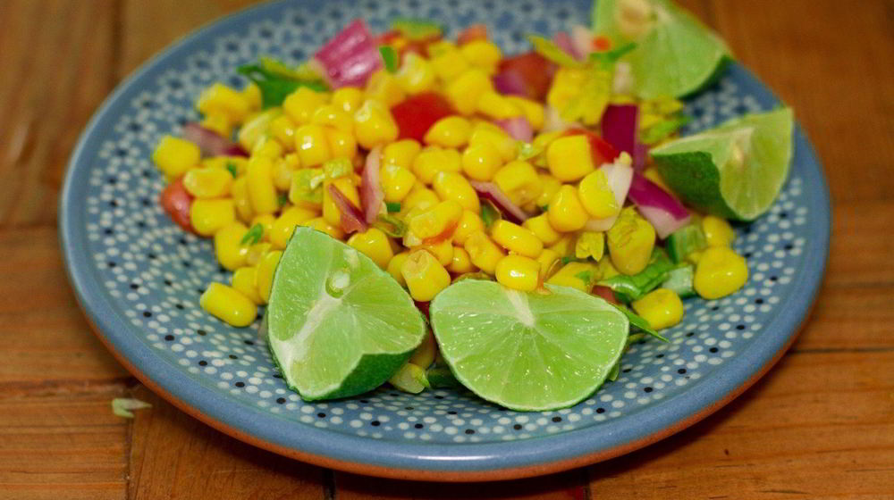 Как приготовить сальсу с кукурузой