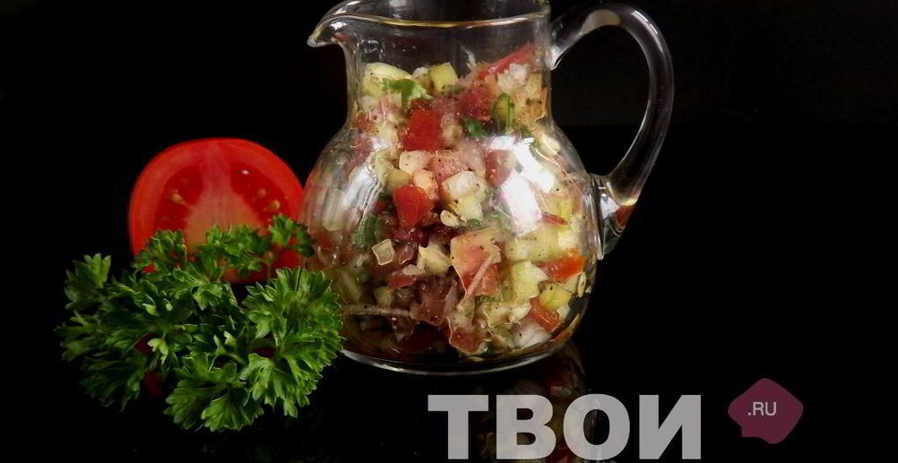 Рецепт персиковую сальсу с кинзой, мятой и имбирем