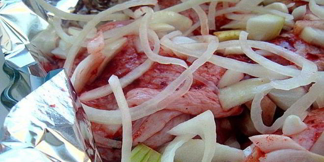 Рецепт курицы в гранатовом соусе