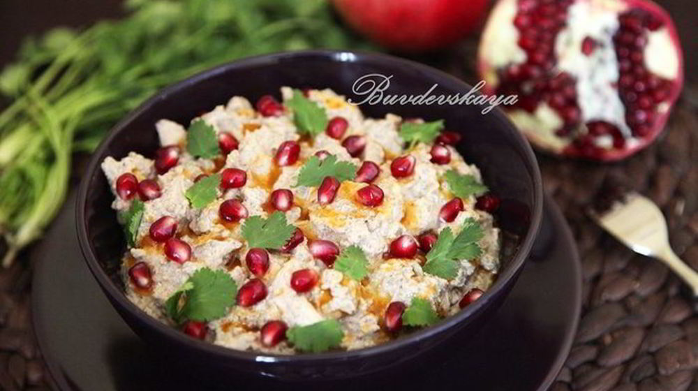 Как приготовить сациви из курицы с ореховым маслом