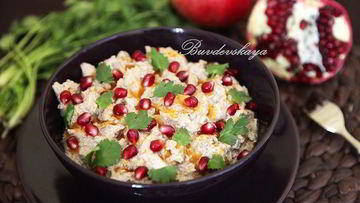 Рецепт Сациви из курицы с ореховым маслом