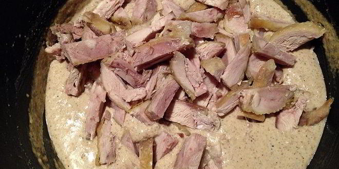 Рецепт сациви из курицы с ореховым маслом