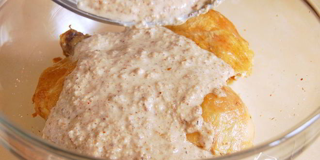 Рецепт сациви — курицы в ореховом соусе