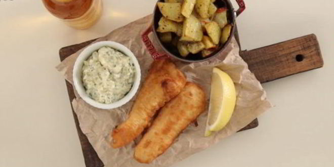 Рецепт фиша-энда-чипса с соусом тартар
