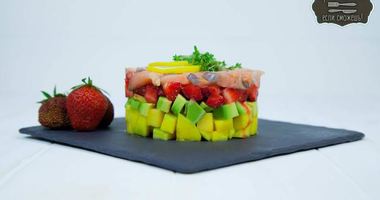 Рецепт Летнего тартара с лососем