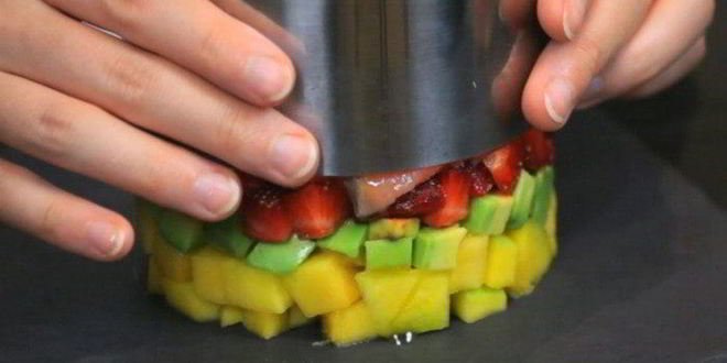 Рецепт летнего тартара с лососем