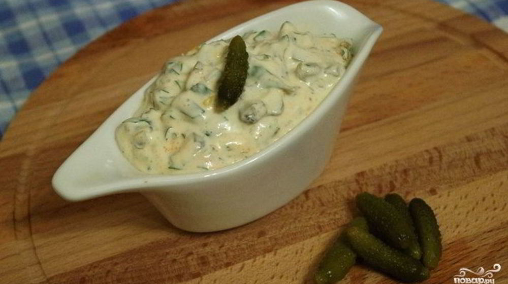 Как приготовить соус тартар с майонезом