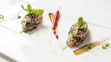 Рецепт Тартара из тунца в тайском стиле