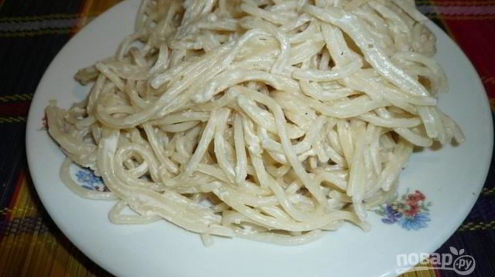 Как приготовить сырный соус для спагетти