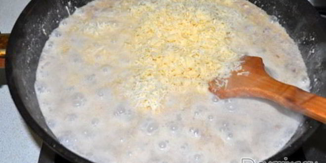 Рецепт сырного соуса с фаршем к пасте