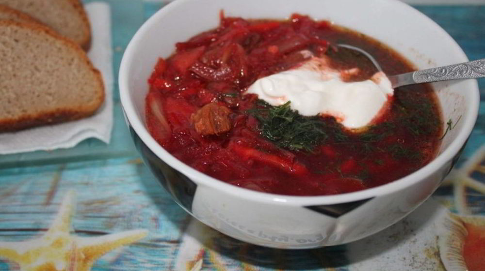 Как приготовить борщ из говядины