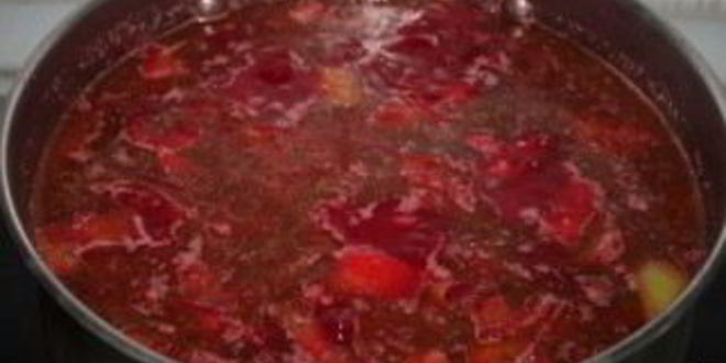 Рецепт борща из говядины