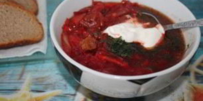 Рецепт борща из говядины