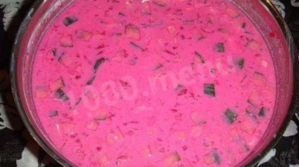 Как приготовить борщ холодный с рыбой и редькой