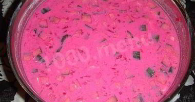 Рецепт Борща холодного с рыбой и редькой