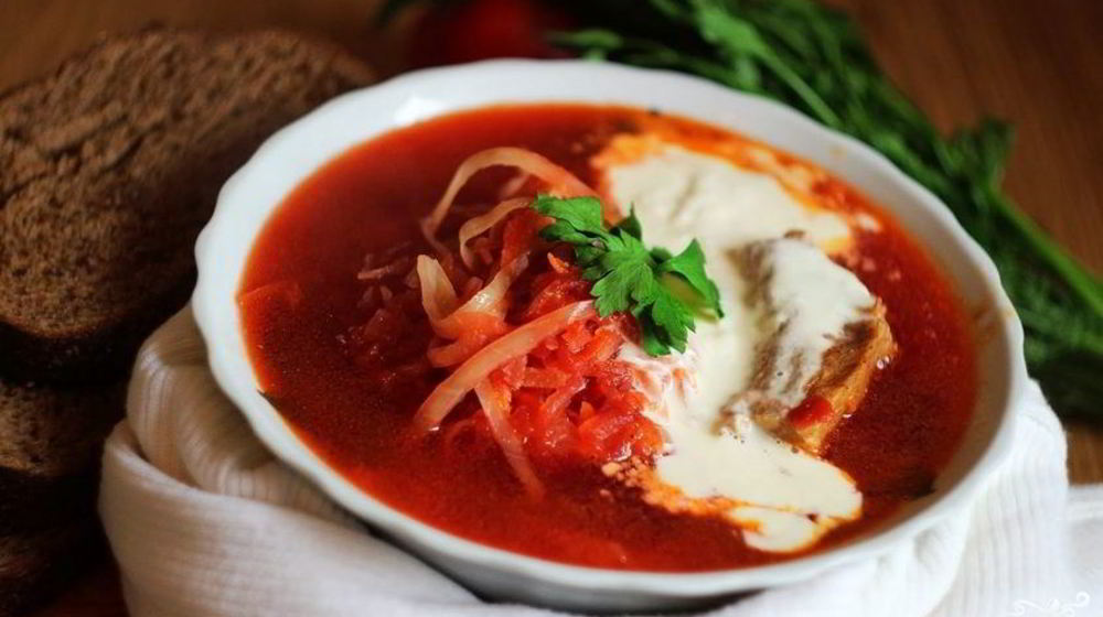 Как приготовить борщ на свиных ребрышках