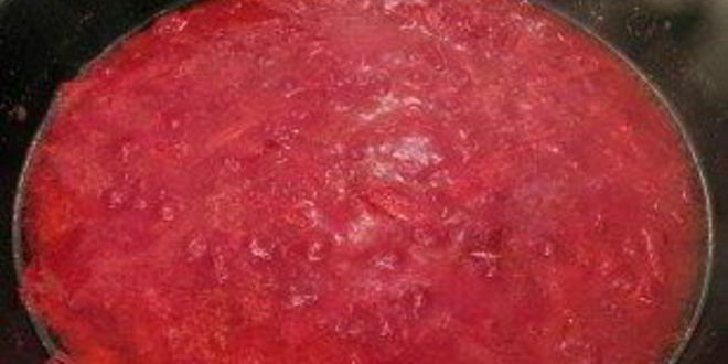 Рецепт борща на свиных ребрышках