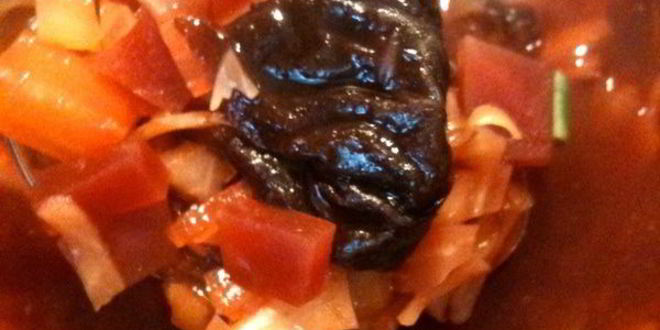 Рецепт борща с черносливом