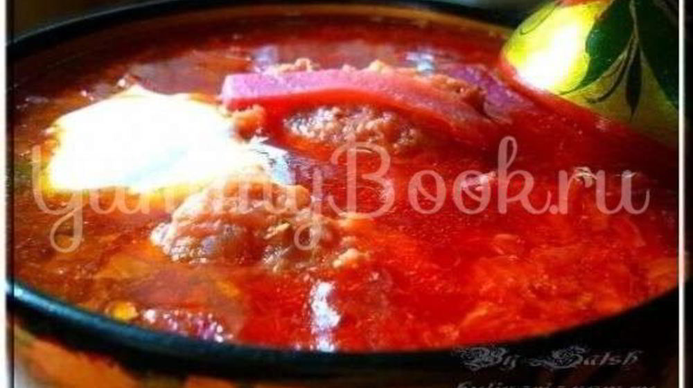 Как приготовить борщ с галушкой