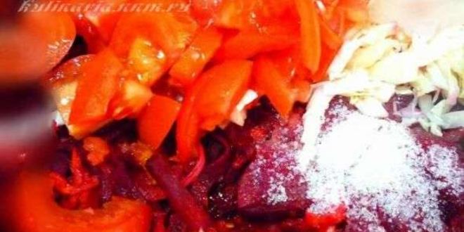 Рецепт борща с галушкой