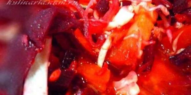 Рецепт борща с галушкой