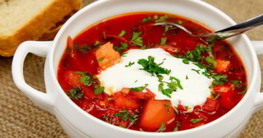 Рецепт Борща с маслинами