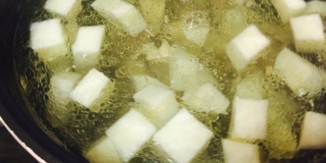 Рецепт борща с репой и нутом