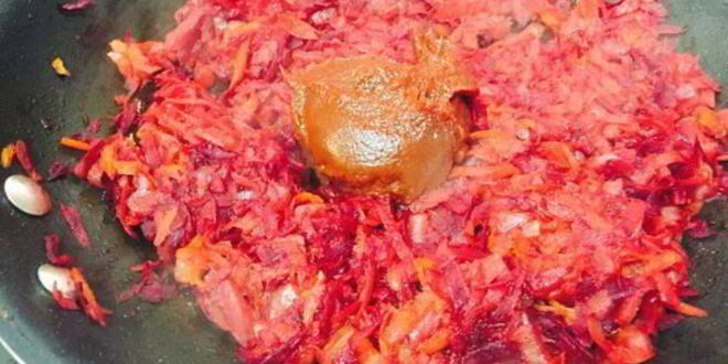 Рецепт борща с репой и нутом