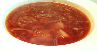 Рецепт Борща украинского постного