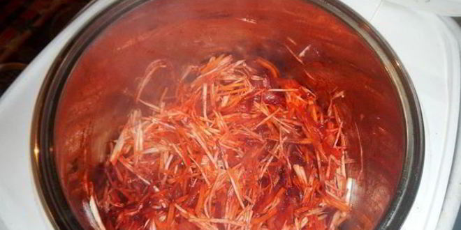 Рецепт борща в мультиварке