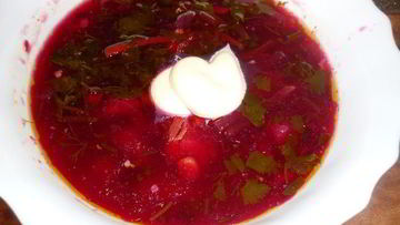 Рецепт Борща-экспромпта без капусты