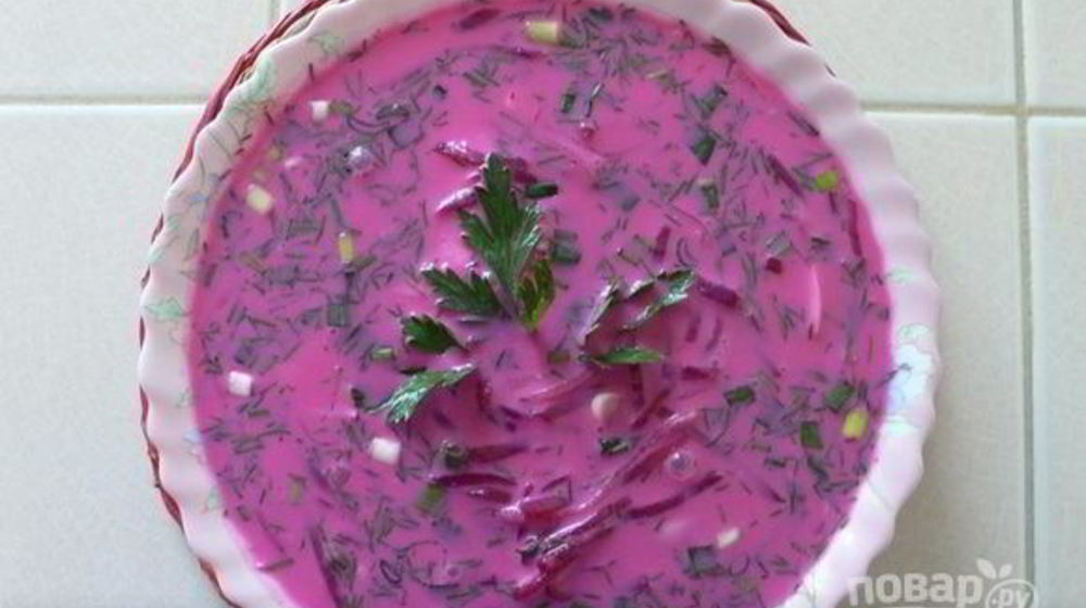 Как приготовить литовский борщ