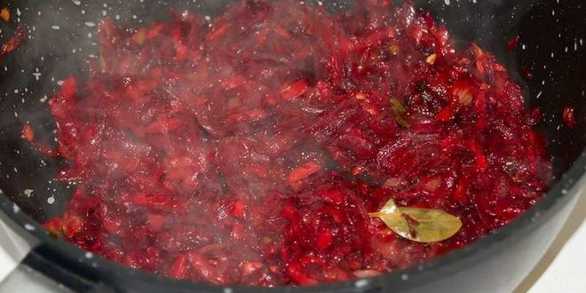 Рецепт овощного борща