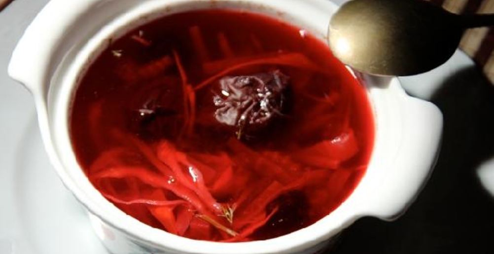 Рецепт вегетарианский борщ