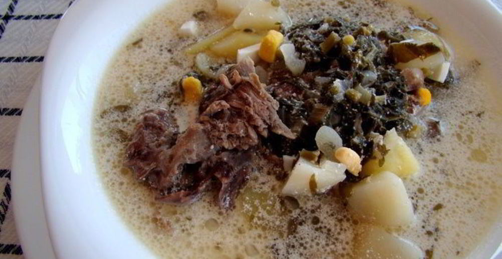 Рецепт зеленый борщ с щавелем и томатом