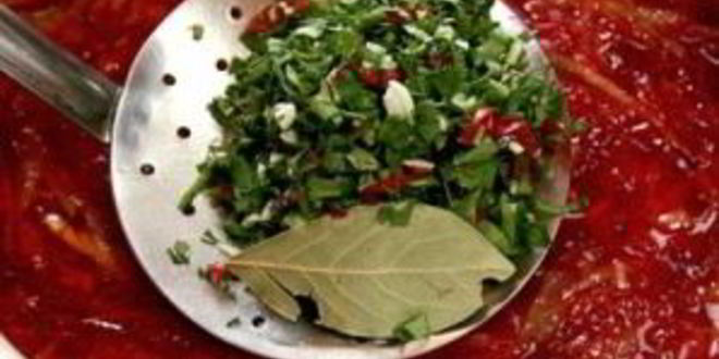 Рецепт жареного борща