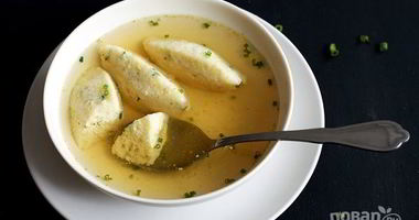 Рецепт Бульона с клецками