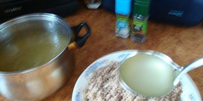 Рецепт бульона с пирожочками