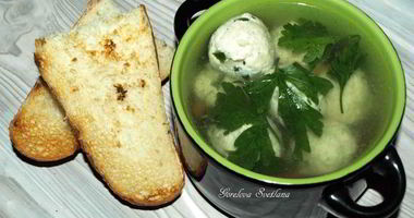 Рецепт Куриного бульона с фрикадельками из индейки