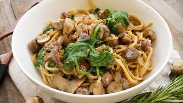 Рецепт Лапши на грибном бульоне