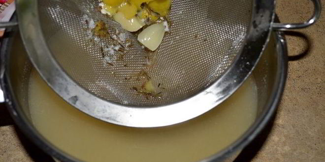 Рецепт палтуса в лимонно-тимьянном бульоне