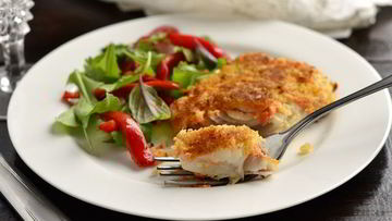 Рецепт Судака по-венски с овощным бульоном