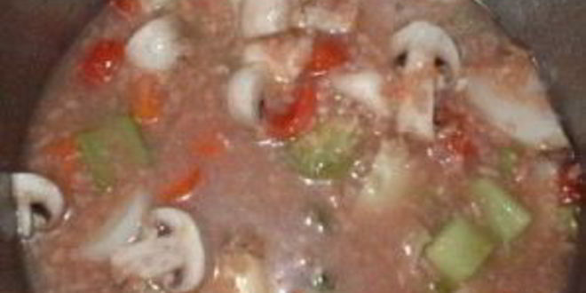 Рецепт весеннего бульона с грибами