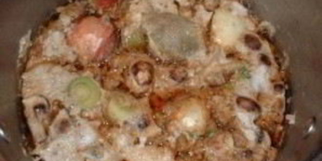 Рецепт весеннего бульона с грибами